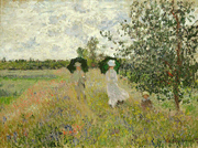 Promenade près d'Argenteuil - Claude Monet